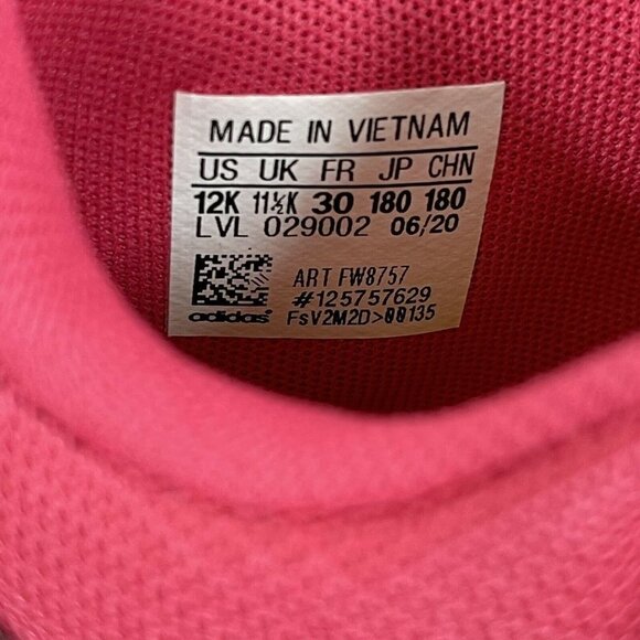 Adidas D.O.N. Issue 2 Kids Size US 12 JP 180 Sneakers Crayola Jazzberry shoes - Picture 10 of 11